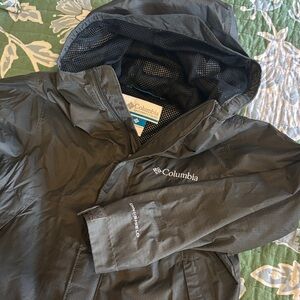 Columbia Kids Charcoal Rain Jacket size Kids XXS